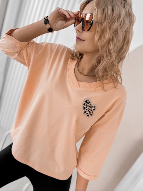 BLUZKA PHILIPE BRZOSKWINIOWA