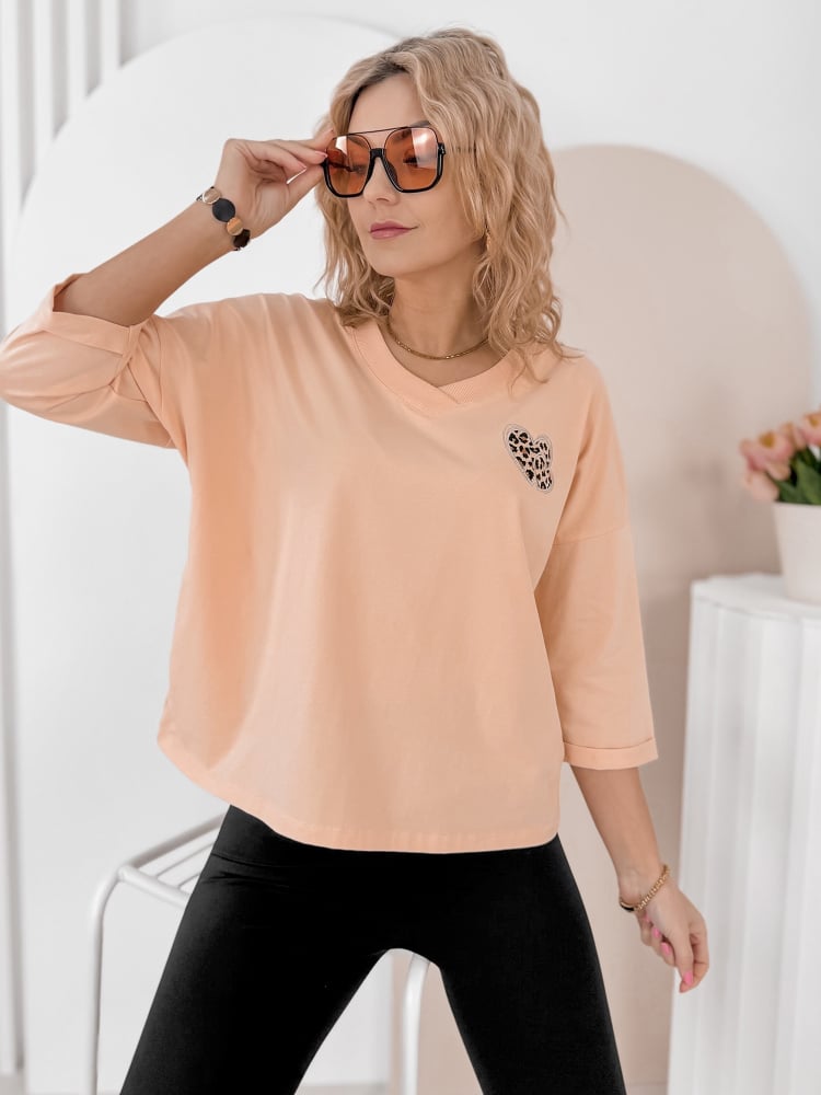 BLUZKA PHILIPE BRZOSKWINIOWA