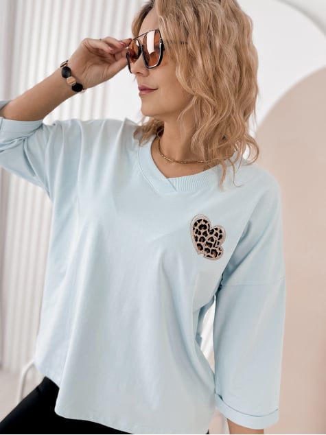 BLUZKA PHILIPE BŁĘKITNA