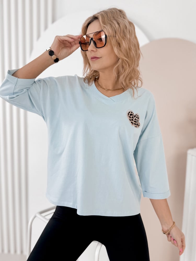 BLUZKA PHILIPE BŁĘKITNA