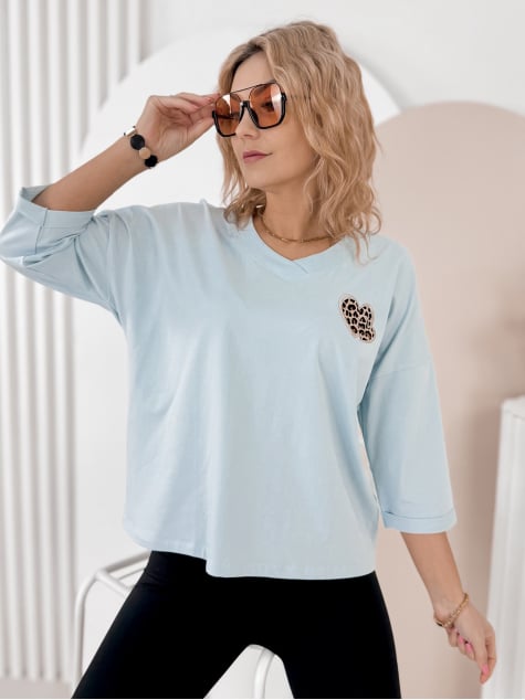 BLUZKA PHILIPE BŁĘKITNA