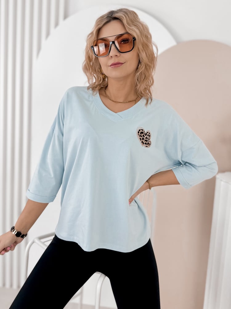 BLUZKA PHILIPE BŁĘKITNA