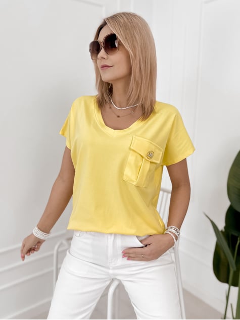BLUZKA SAENZA ŻÓŁTA