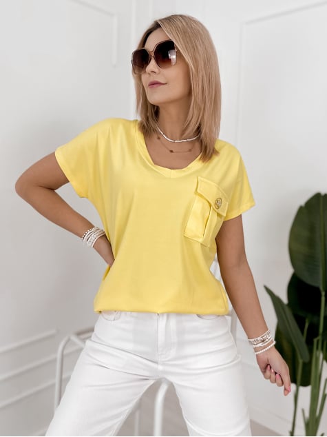 BLUZKA SAENZA ŻÓŁTA