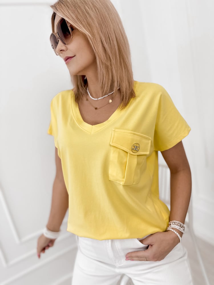 BLUZKA SAENZA ŻÓŁTA