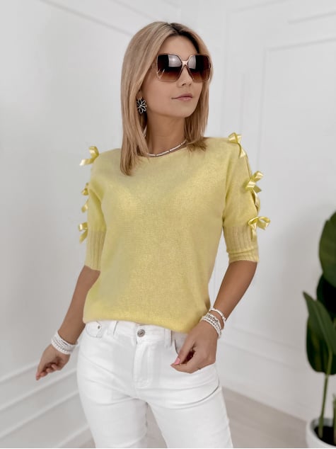 SWETER CORALINE ŻÓŁTY