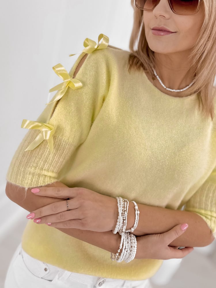 SWETER CORALINE ŻÓŁTY