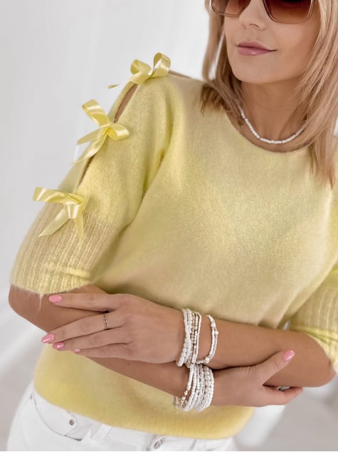 SWETER CORALINE ŻÓŁTY