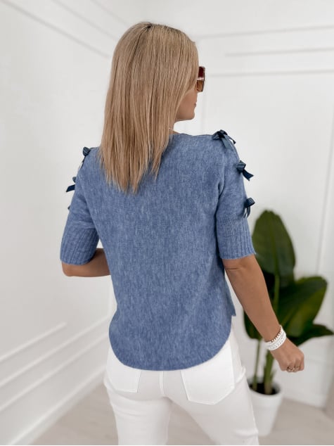 SWETER CORALINE NIEBIESKI