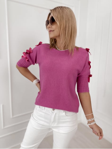 SWETER CORALINE RÓŻOWY