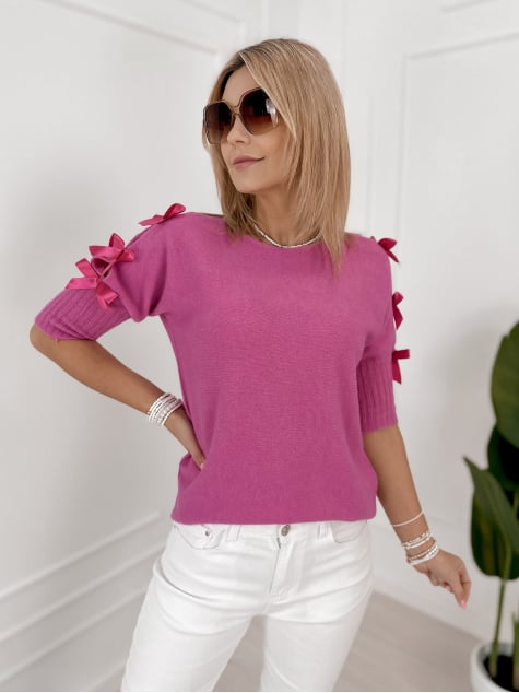 SWETER CORALINE RÓŻOWY