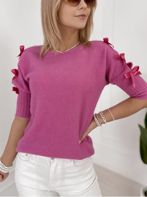 SWETER CORALINE RÓŻOWY