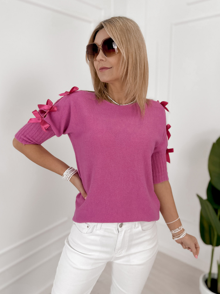 SWETER CORALINE RÓŻOWY