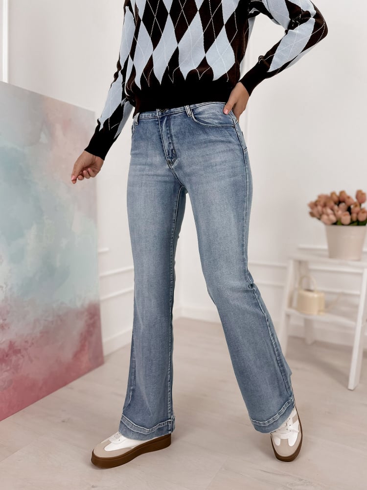 SPODNIE MANHATTAN JEANSOWE