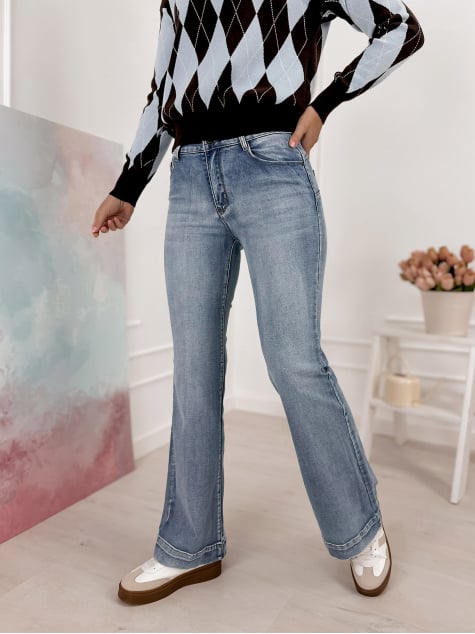 SPODNIE MANHATTAN JEANSOWE