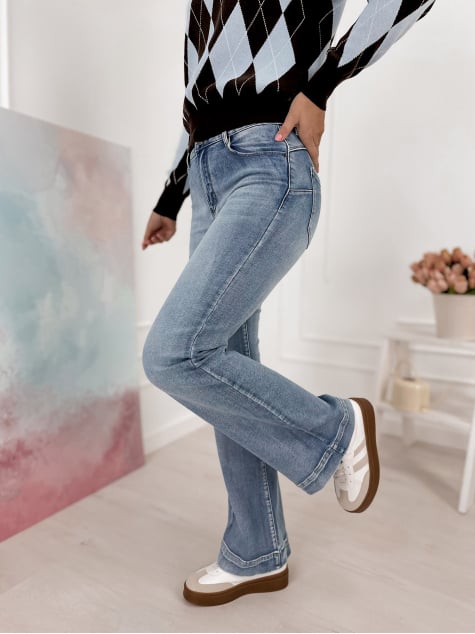 SPODNIE MANHATTAN JEANSOWE