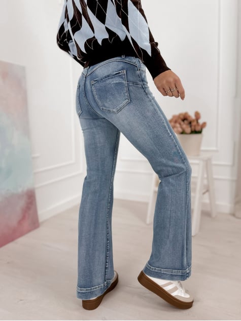 SPODNIE MANHATTAN JEANSOWE