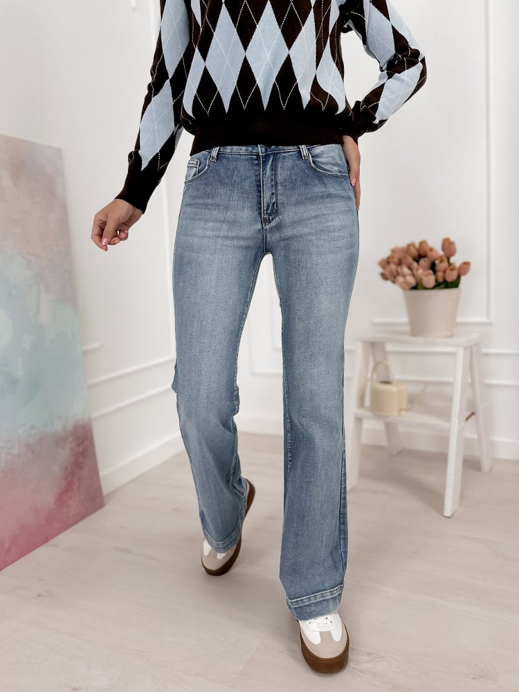 SPODNIE MANHATTAN JEANSOWE