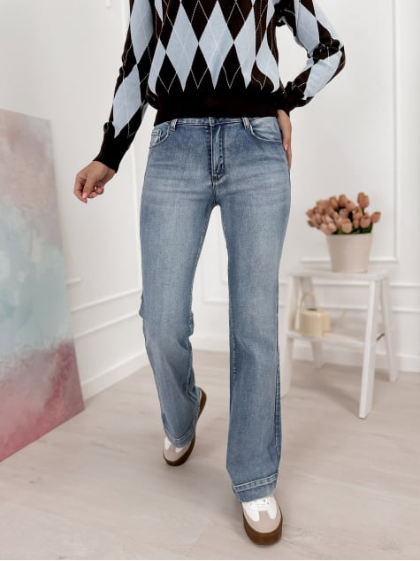 SPODNIE MANHATTAN JEANSOWE