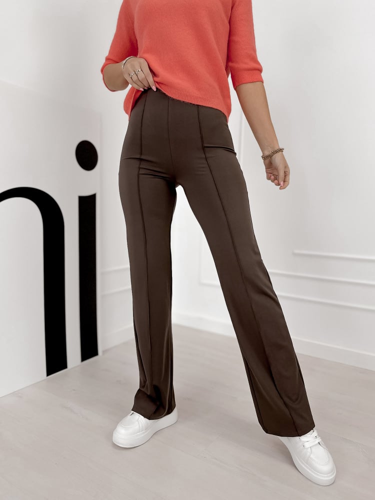 LEGGINSY ASTELIA CIEMNOBRĄZOWE