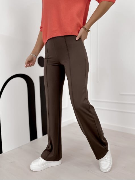 LEGGINSY ASTELIA CIEMNOBRĄZOWE