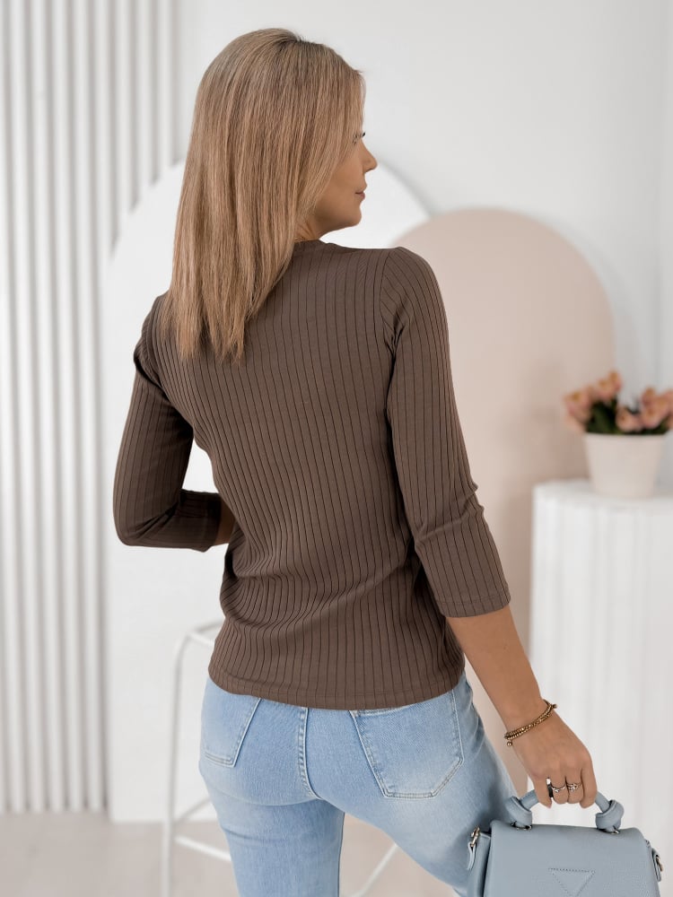 BLUZKA CHANTAL BRĄZOWA