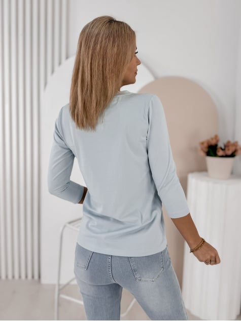 BLUZKA MERYN BŁĘKITNA
