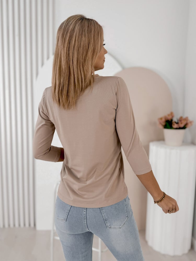 BLUZKA MERYN BEŻOWA