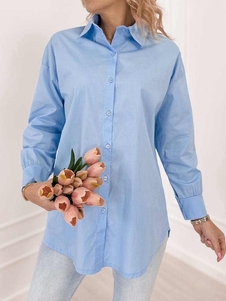 KOSZULA DAISY NIEBIESKA