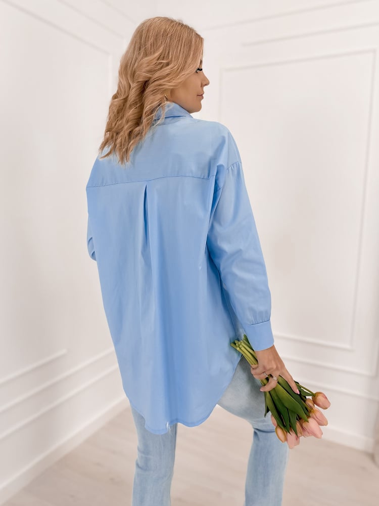 KOSZULA DAISY NIEBIESKA