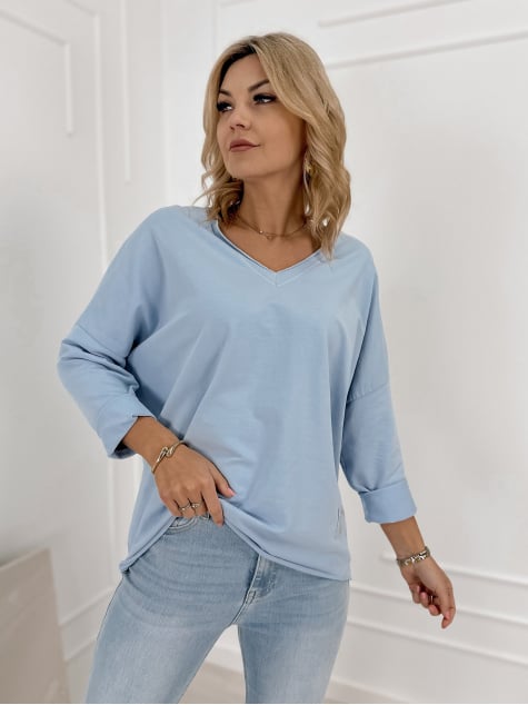 BLUZKA ROSEMARY BŁĘKITNA