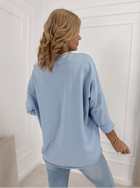 BLUZKA ROSEMARY BŁĘKITNA