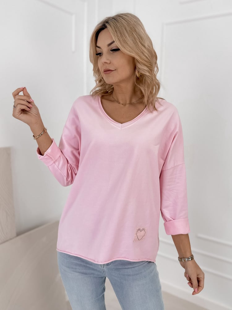 BLUZKA ROSEMARY RÓŻOWA