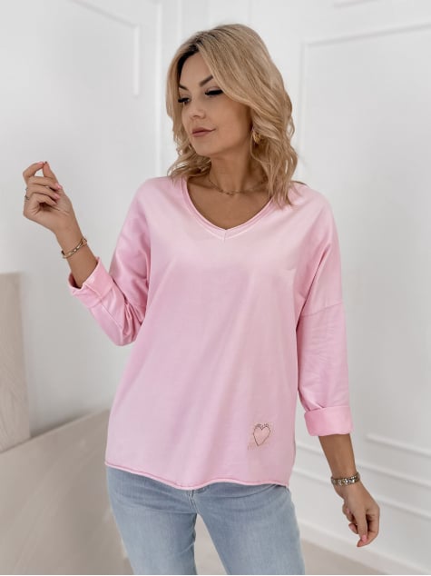 BLUZKA ROSEMARY RÓŻOWA