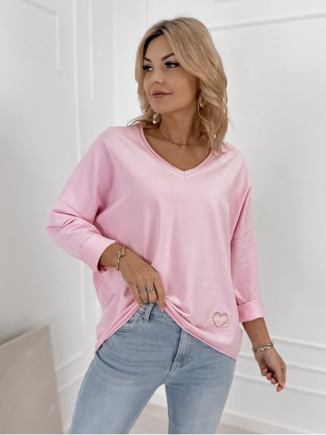 BLUZKA ROSEMARY RÓŻOWA