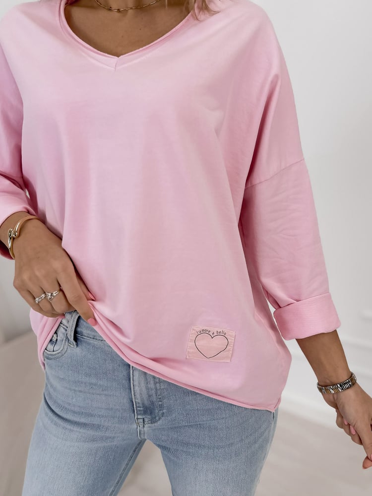 BLUZKA ROSEMARY RÓŻOWA