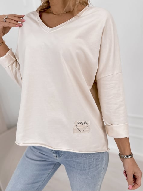 BLUZKA ROSEMARY BEŻOWA