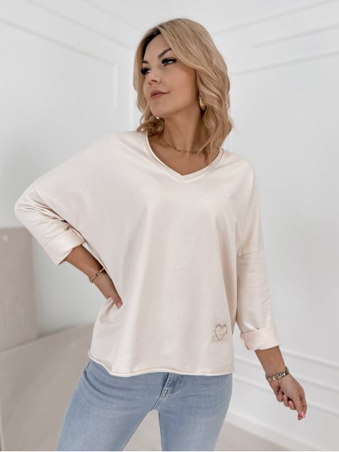 BLUZKA ROSEMARY BEŻOWA