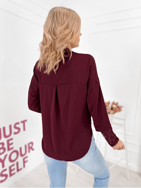 KOSZULA ELOISE BORDOWA