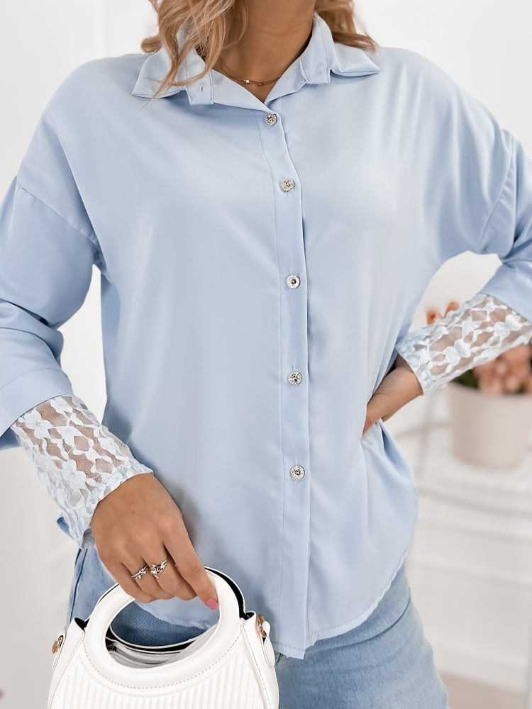 KOSZULA ELOISE BŁĘKITNA