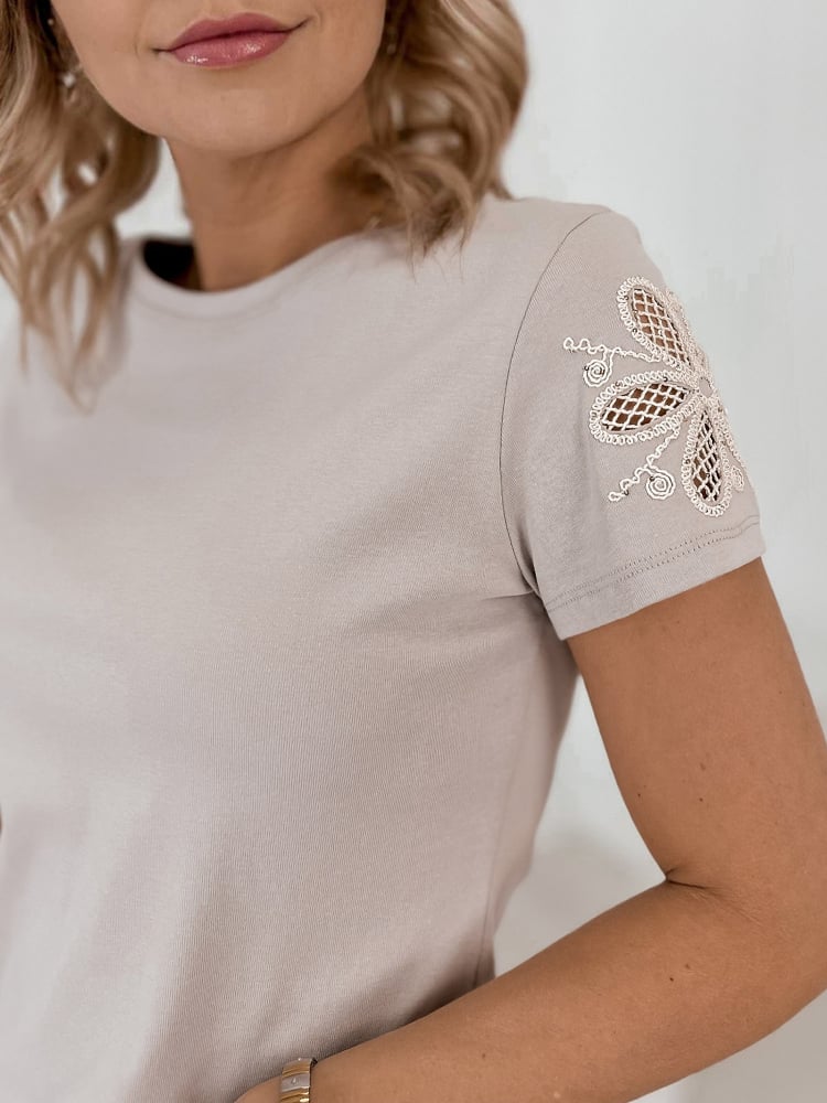 BLUZKA JOLENE BEŻOWA