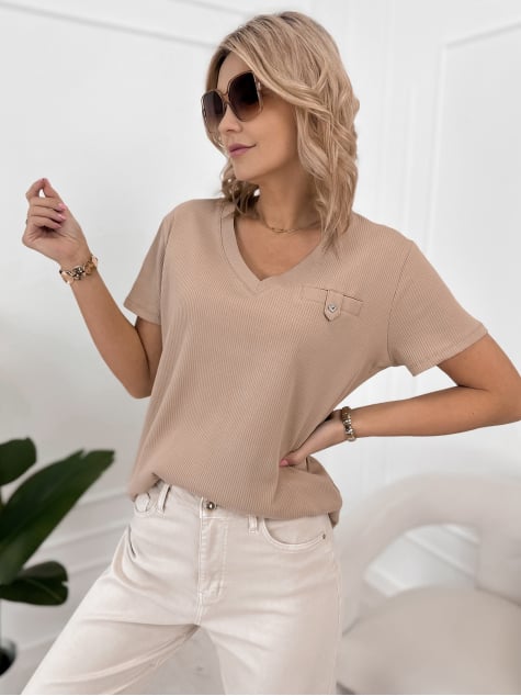 BLUZKA IMANI BEŻOWA