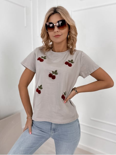 BLUZKA ANTINO BEŻOWA