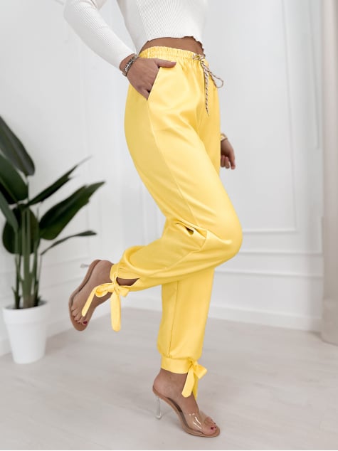 SPODNIE NASH ŻÓŁTE