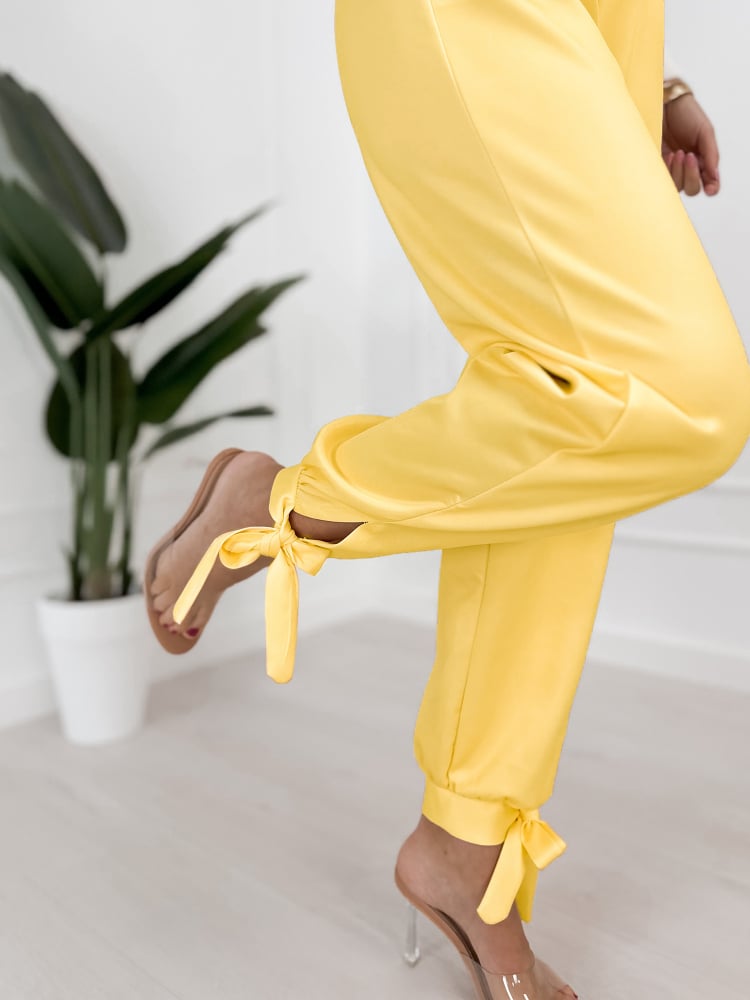 SPODNIE NASH ŻÓŁTE