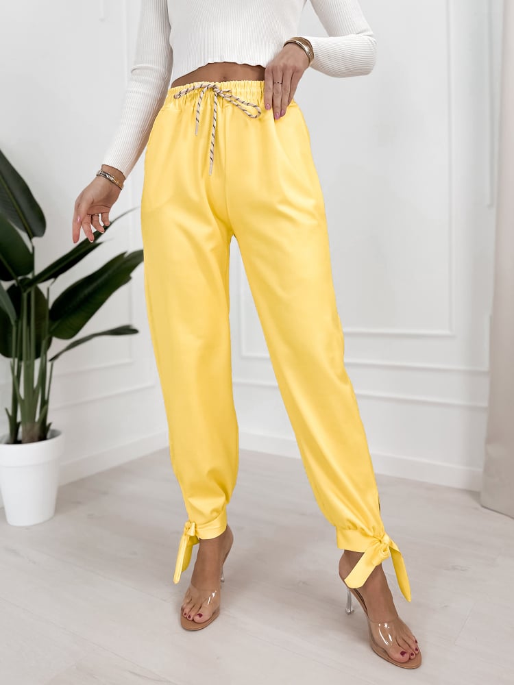 SPODNIE NASH ŻÓŁTE