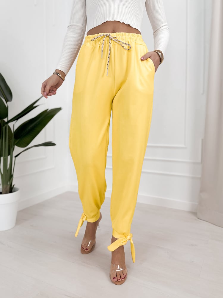 SPODNIE NASH ŻÓŁTE