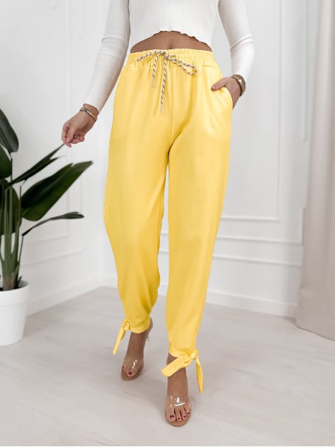 SPODNIE NASH ŻÓŁTE