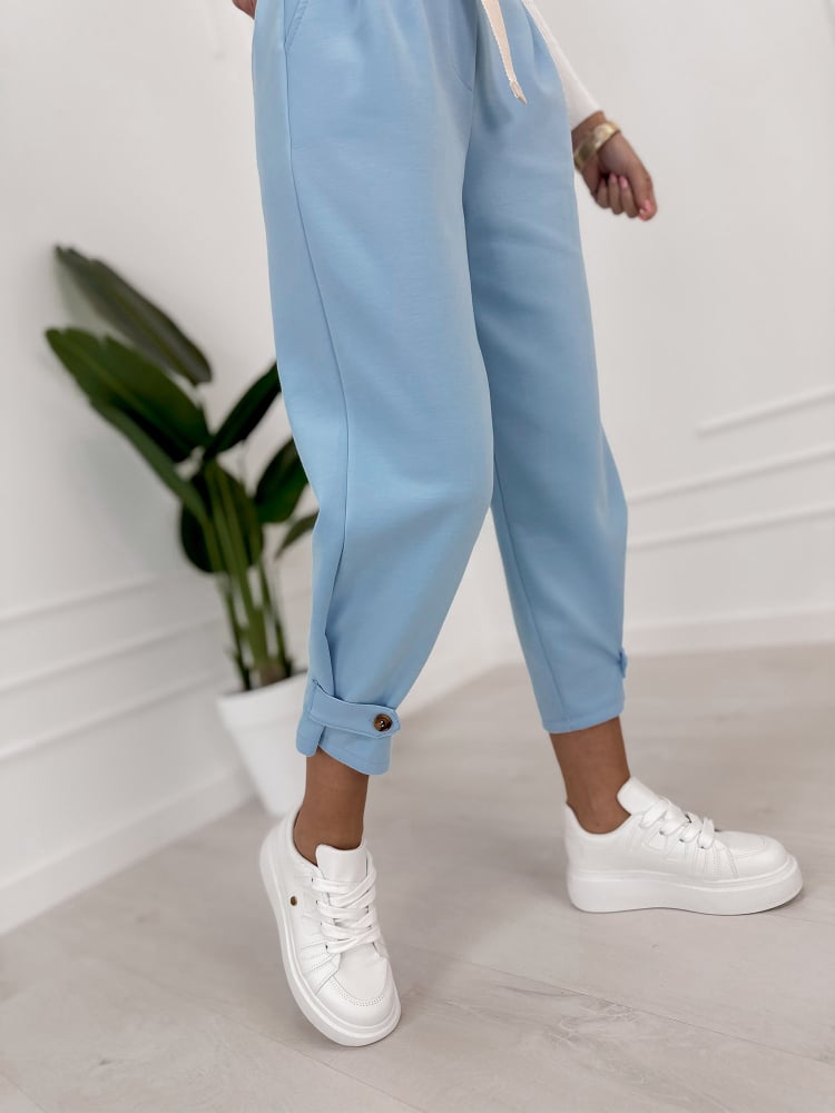 SPODNIE VENTURA BŁĘKITNE