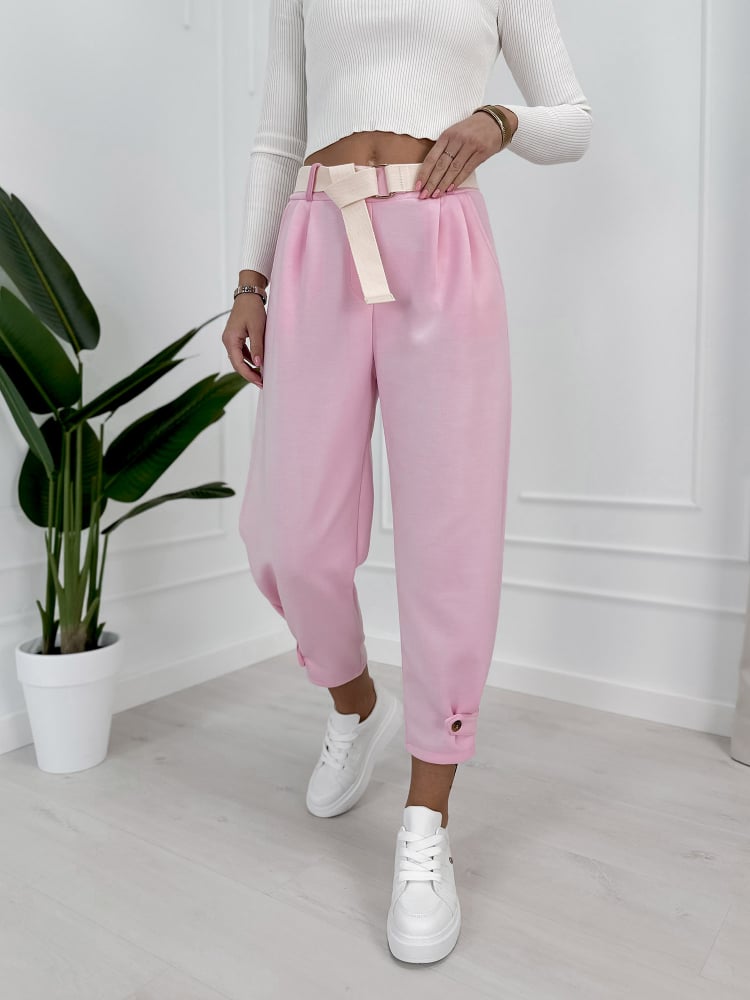 SPODNIE VENTURA RÓŻOWE